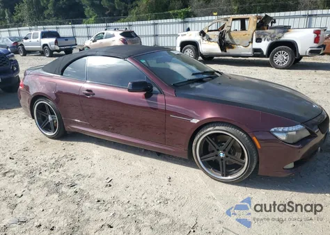 2008 BMW 650 I from USA, damaged, VIN WBAEB53508CX63387